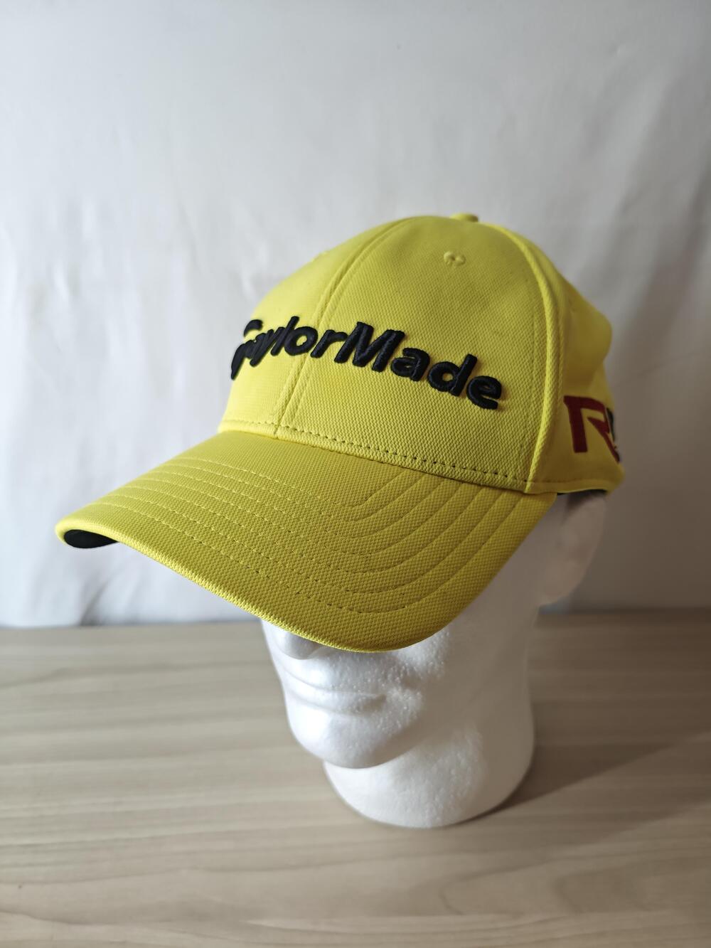TaylorMade Hat Cap Strap Back One Size Yellow Golf R15 AeroBurner Mens